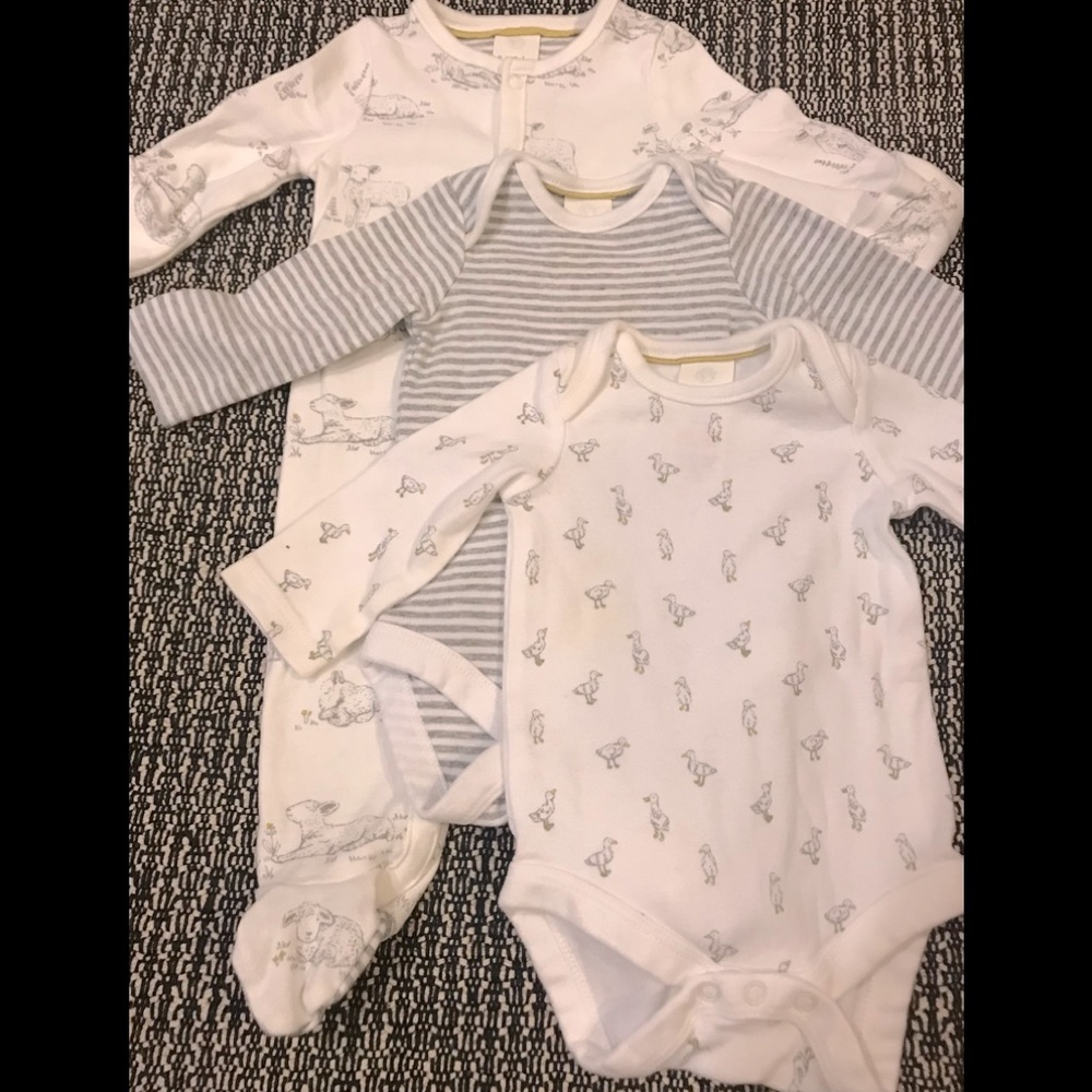Baby Boden Three piece set Size 0-3 months